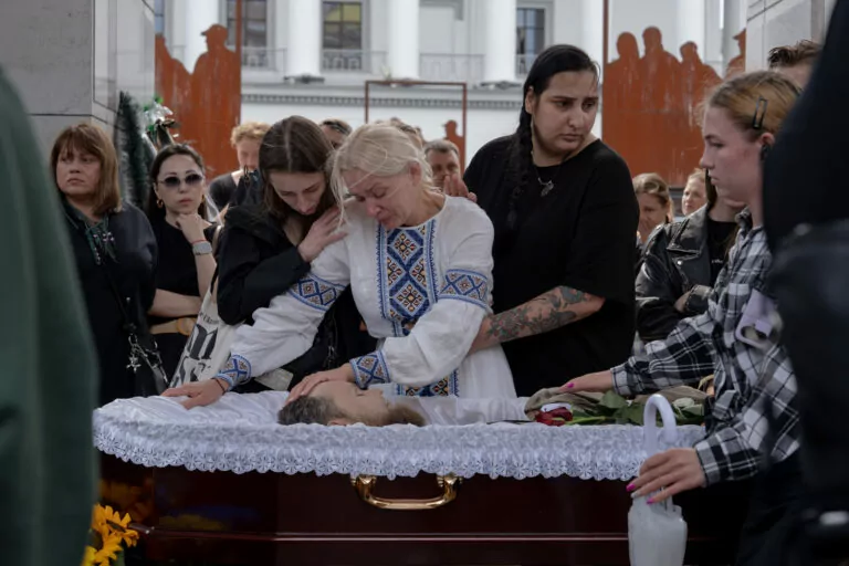 Ukraine bids farewell to Oleksii Yukov who searched and recovered bodies of fallen soldiers — in photos