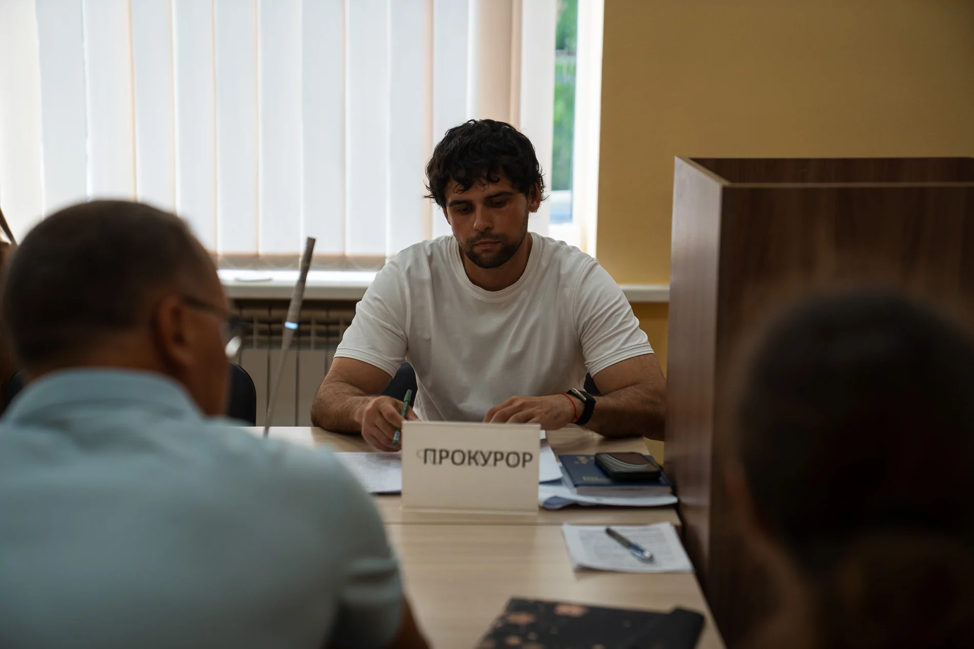 Yevhen Maslovskyi, the prosecutor