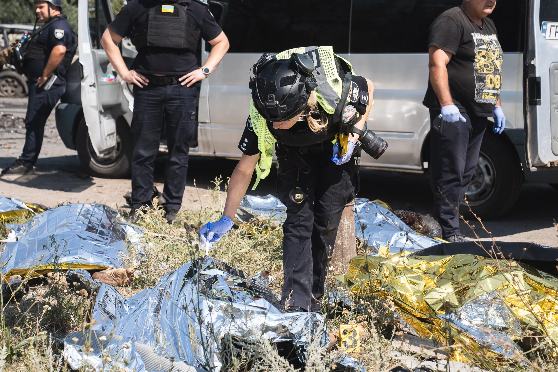 Killed people in Kharkiv oblast