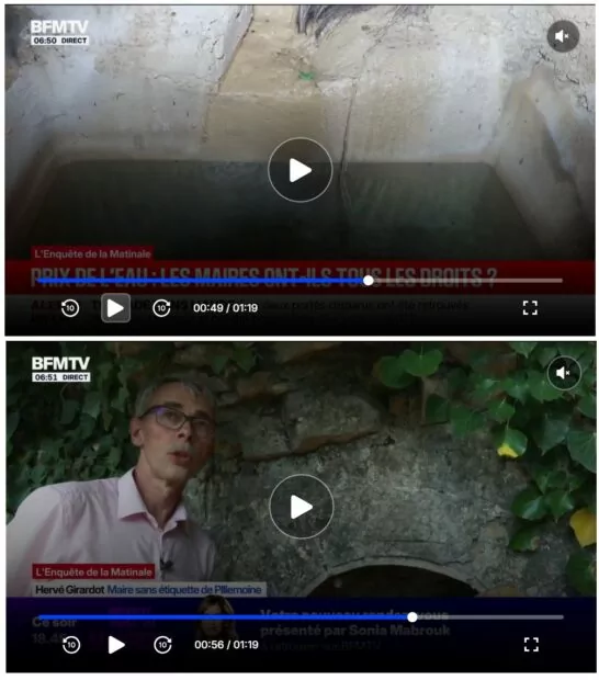 Кадри з оригінального відеосюжету, опублікованого на сайті французького телеканалу BFMTV