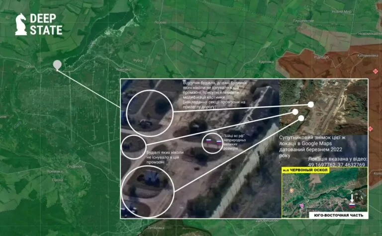 Росіяни, імовірно, використали ШІ-відео для заяв про проникнення до Осколу на Харківщині