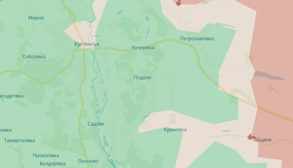 Піщане Куп'янськ DeepState