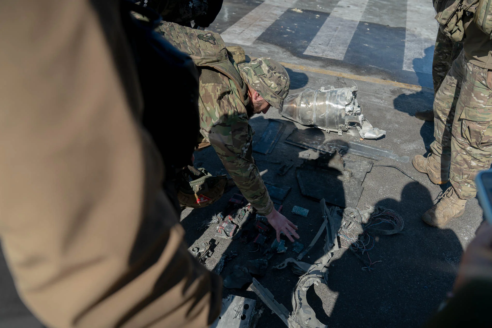 Drone debris