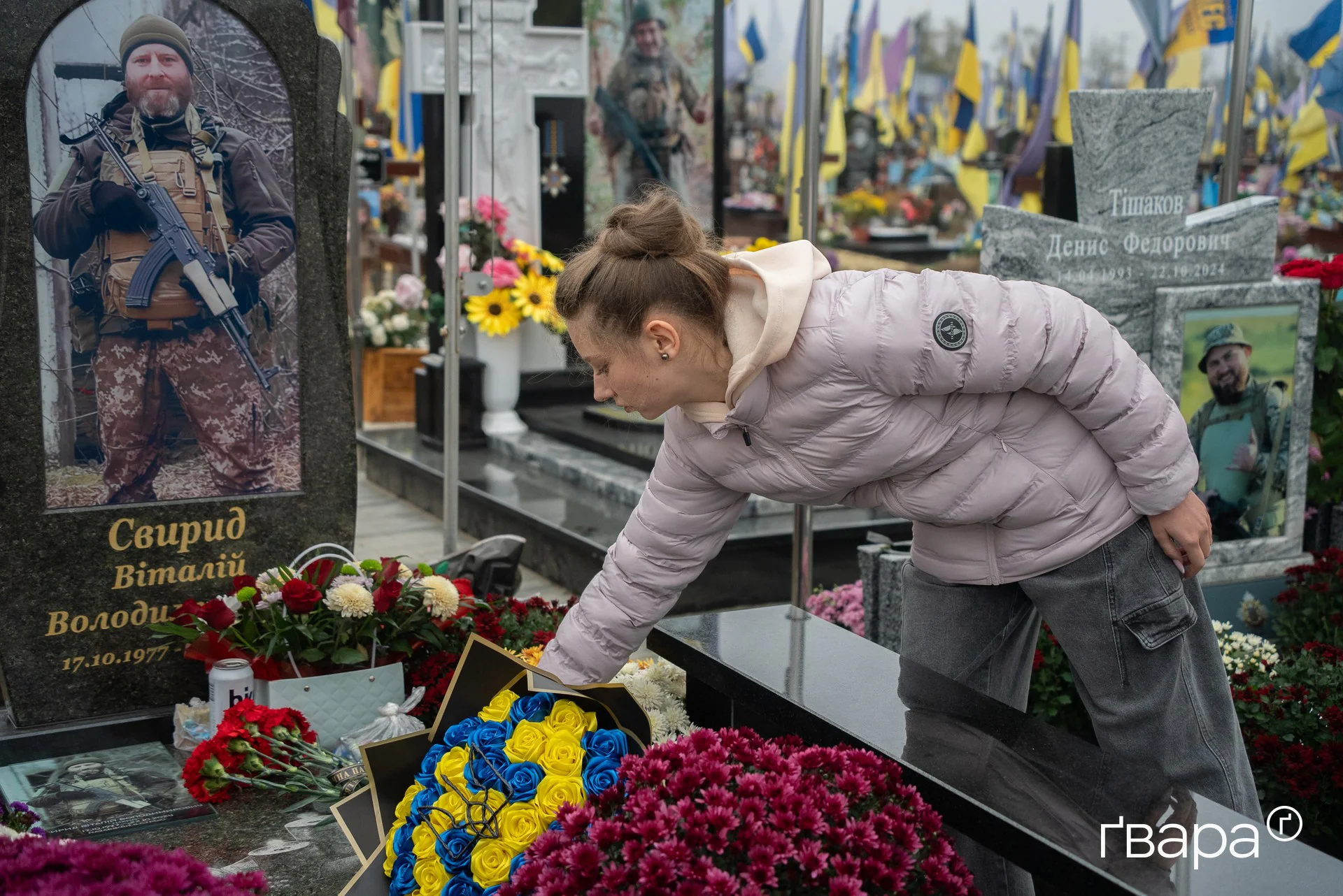 зображення до посту: У Харкові провели автопробіг на честь сімох загиблих бійців 113-ї бригади ТрО &mdash; фото